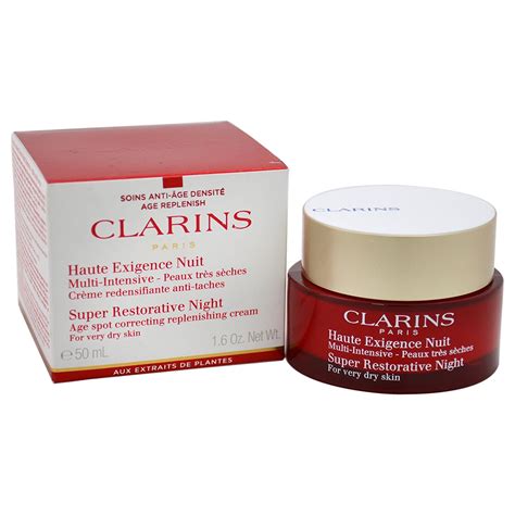 Clarins Super Restorative Night Wear Cream 50ml - Very Dry Skin - SoLippy