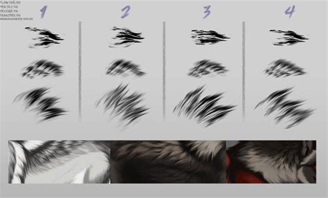 More New Fur Brushes Ive Been Using For Photoshop By Chickenbusiness