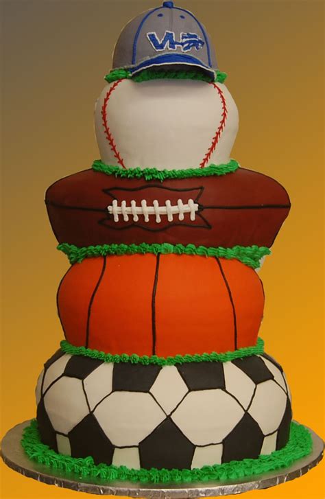 The Ultimate Wedding Cake For A Sports Fan Birthday Cake Kids Sports