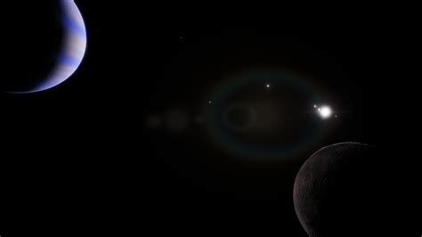 Wallpaper Planet Moon Circle Atmosphere Space Engine Darkness