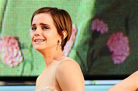 Emma Watson Weeps As The Stars Come Out For The Harry Potter Premiere