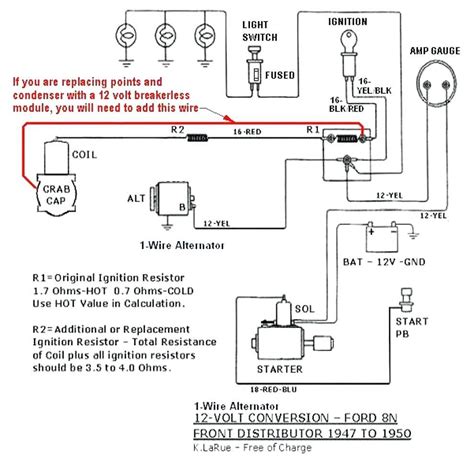 6 Volt To 12 Volt Conversion Wiring Diagram Wiring Diagram