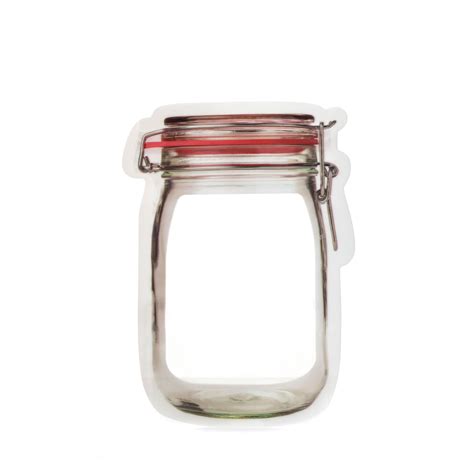 Zipper Mason Jar Medium Bag — Kikkerland Design Inc