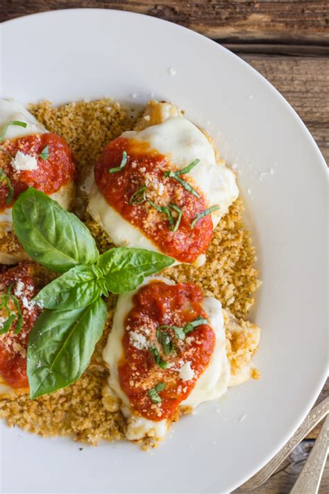 Wash chicken thighs and trim excess fat and skin. Easy Chicken Parmesan With Toasted Panko - Lovely Little Kitchen