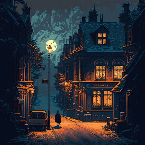 Pixel Art With The V4 Sure Looks Lovely A Few Nighttime Streets R