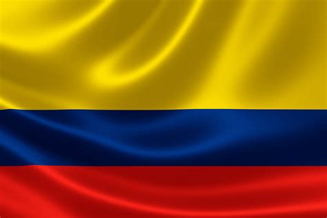 It is a horizontal tricolour of yellow, blue and red. Colombia's Flag - invitrointl