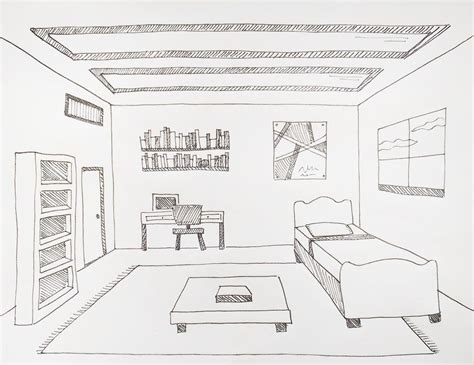7 Room Drawing Sketches Perspective Room Perspective Drawing