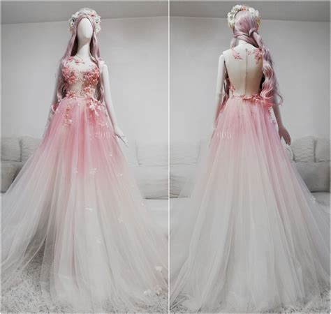 Cherry Blossom Gown Askasu Cherry Blossom Dress Fantasy Gowns