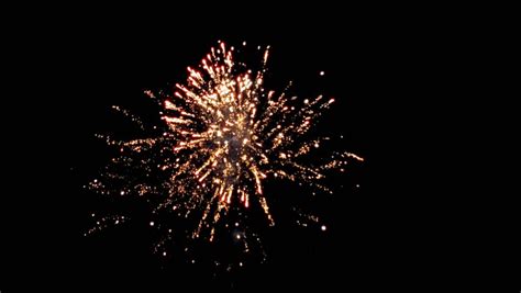 Sequence Single Fireworks Good Quality Black Stock Footage Video 100