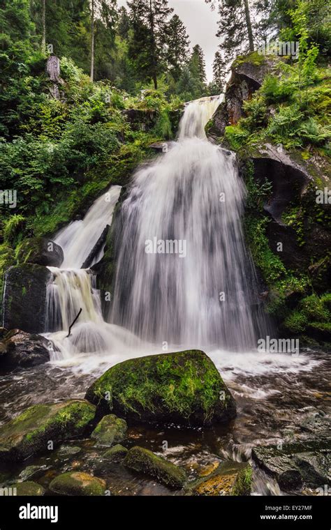 Waterfalls At Triberg Black Forest Germany Stock Photo Alamy