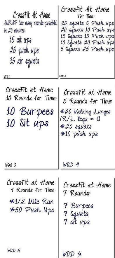 Crossfit Crossfit At Home And Workout On Pinterest