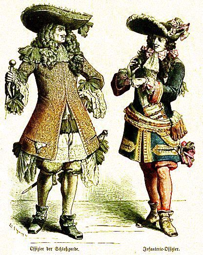 Plate 64b Last Third Of The Seventeenth Century France 17th Century Clothing Italy