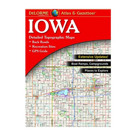 Iowa Road Atlas Our Products Aux Quatre Points Cardinaux