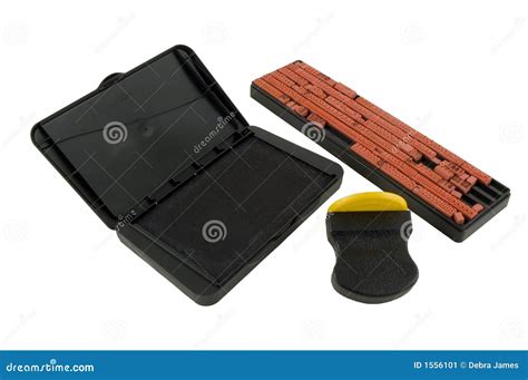 Stamp Making Kit Stock Image Image Of Portable Office 1556101
