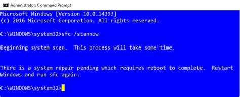 Solution For Error There Is A System Repair Pending Which Requires