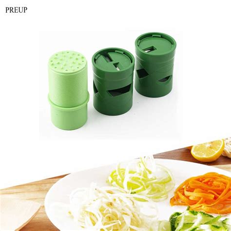 Preup Vegetable Food Chopper Spiral Gadgets Veggie Twister Spiral