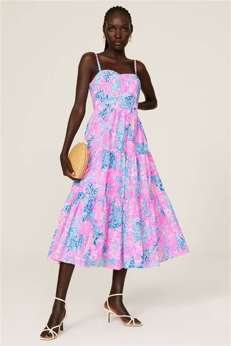 Edith Midi Dress By Lilly Pulitzer For 35 Rent The Runway