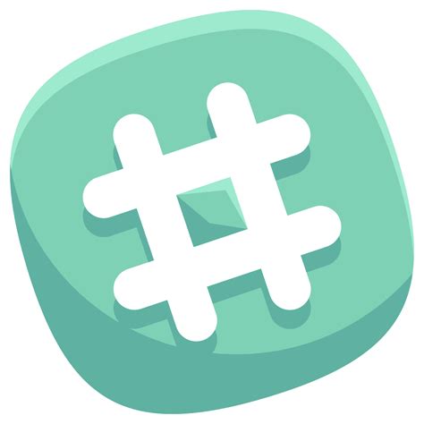 Hashtag Media Social Icon Free Download On Iconfinder