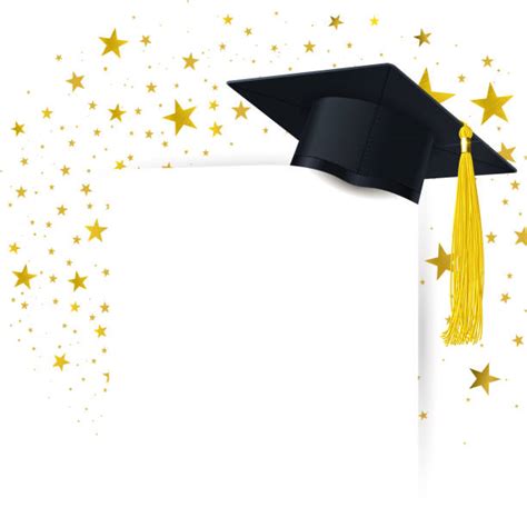 6700 Graduation Cap Background Stock Illustrations Royalty Free