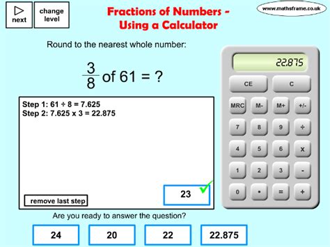 Fraction calculator with whole number. Fractions Of Whole Numbers Calculator