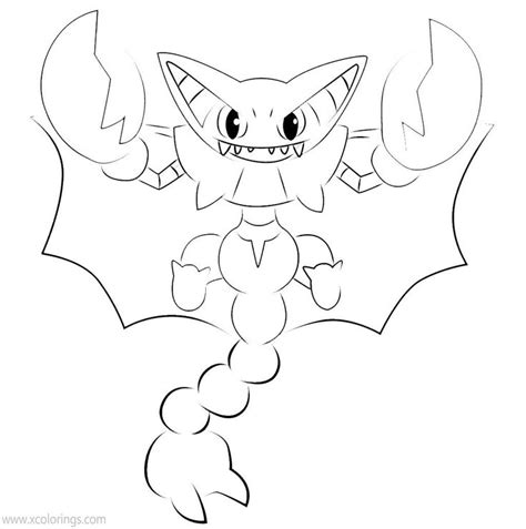 Gliscor Pokemon Coloring Pages XColorings Com In 2023 Pokemon