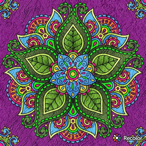 Kandee911 Colorful Abstract Mandala Mandala Art Mandala Doodle