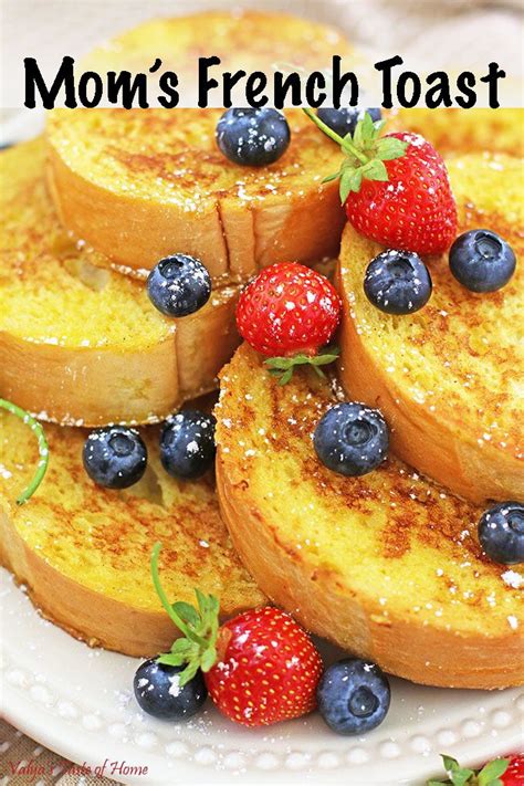 We'll combine the nutritional yeast with our other flavor makers and milk to create a batter in which to dip our bread! This Mom's French Toast Recipe is made out of homemade ...