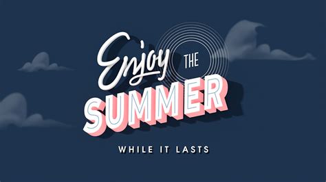 Enjoy The Summer On Behance