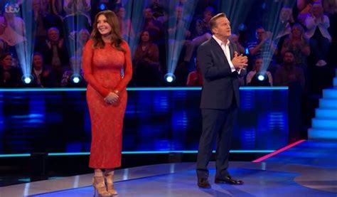 ITV Beat The Chasers Carol Vorderman Distracts Viewers With Same