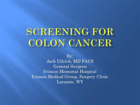 Colorectal Cancer Screening Options And How To Start A Fit Kit Program