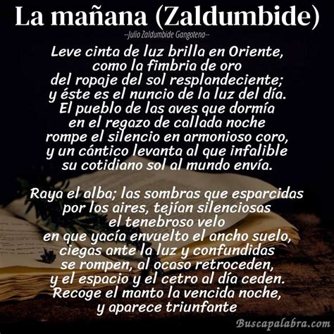 Poema La Mañana Zaldumbide De Julio Zaldumbide Gangotena Análisis