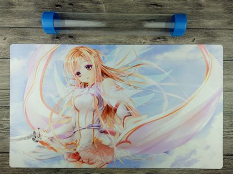 Ygomtgvg Sword Art Online Tcg Playmat Anime Girl Mat Free High