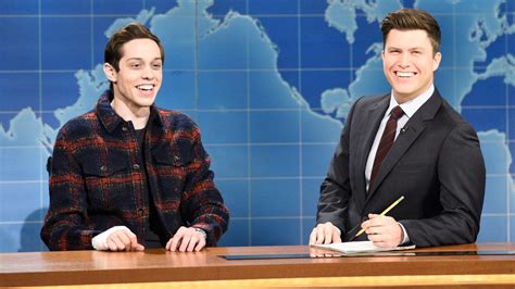 Watch Saturday Night Live Highlight Weekend Update Pete Davidson On Filming A Commercial NBC Com