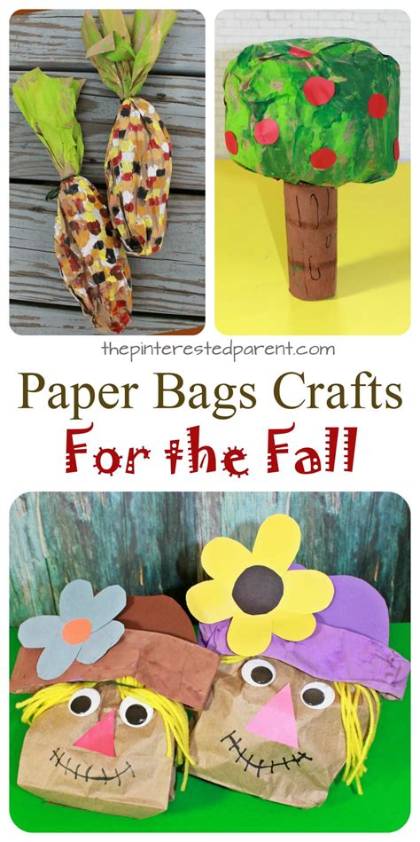 Stuffed Paper Bag Fall Crafts The Pinterested Parent