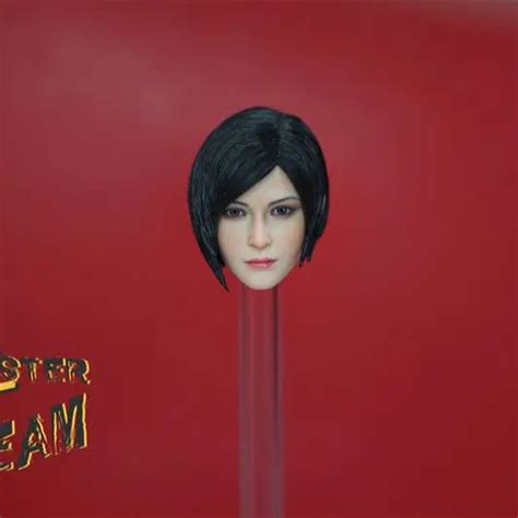In Stock Mttoys 1 6 Ada Wong Head Carving Pvc Female Head Sculpt Fit 12 Action Figure Body