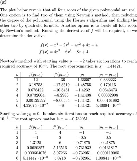 Find Approximations To Within 10 −5 To All The Zeros Of Quizlet