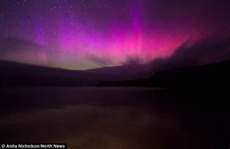 Purple Haze Rare Display Of Northern Lights Captured On Remote
