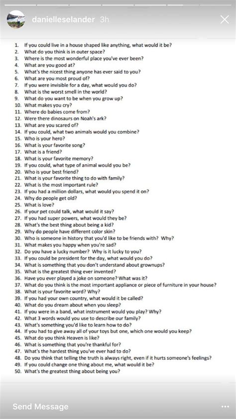 · did you initially believe the relationship would . Get to know you questions | Fun questions to ask ...