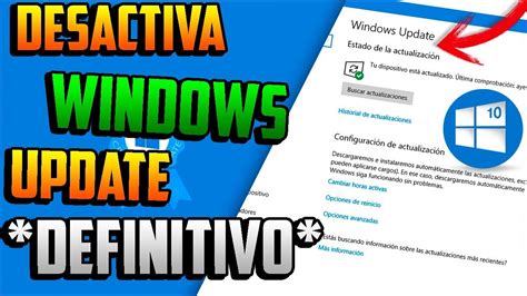 Desactivar Las ACTUALIZACIONES AUTOMATICAS Windows 10 METODO