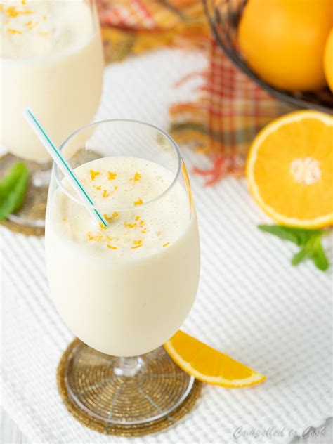 Orange Yogurt Smoothie Compelled To Cook