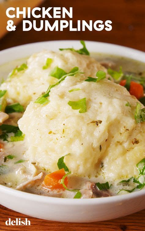 Cover the soup and simmer for 20 minutes. Easy Chicken & Dumplings | Recipe | Dumpling recipe, Recipes, Chicken and dumplings