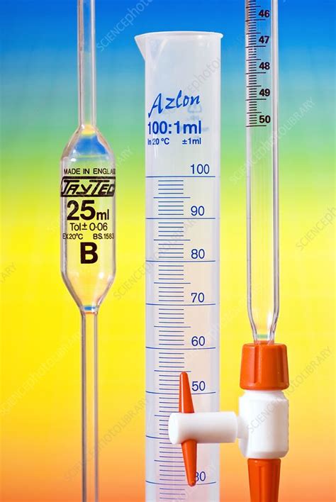 Volume Measuring Equipment Stock Image C Science Photo Library