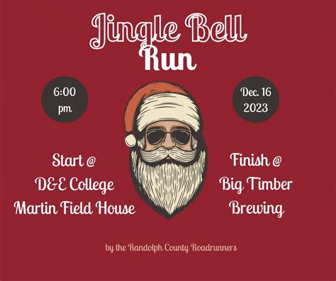 Jingle Bell Run Elkins Randolph County Tourism