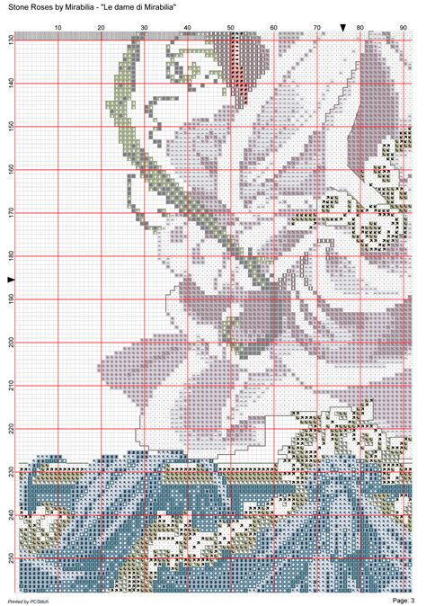 A Cross Stitch Pattern With Flowers On It