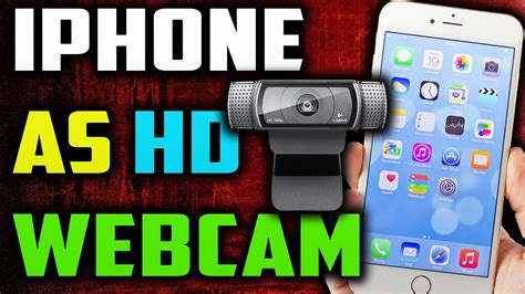 How To Use Iphone As Web Camera On A Pc Make Your Iphone Webcam Easily Youtube