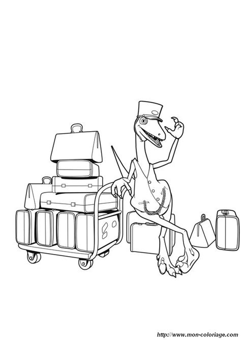 Coloriage de Dino train, dessin dino train12 à colorier