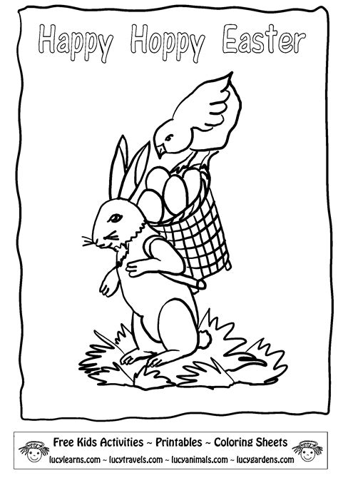 Coloring pages are fun for children of all ages and are a great educational tool that helps children develop fine motor skills, creativity and color. chocolate Easter bunny Page Coloring Sheets | easter happy ...