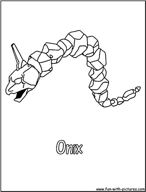 Onix Coloring Pages Coloring Home