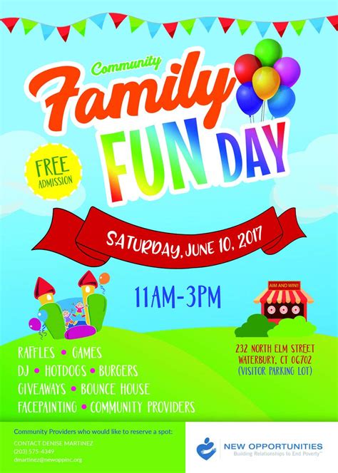 Entry 22 By Nikiramlogan For Design A Flyer For A Community Fun Day