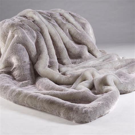 Silver Alaska Fox Faux Fur Throwblanket Home And Lifestyle From The